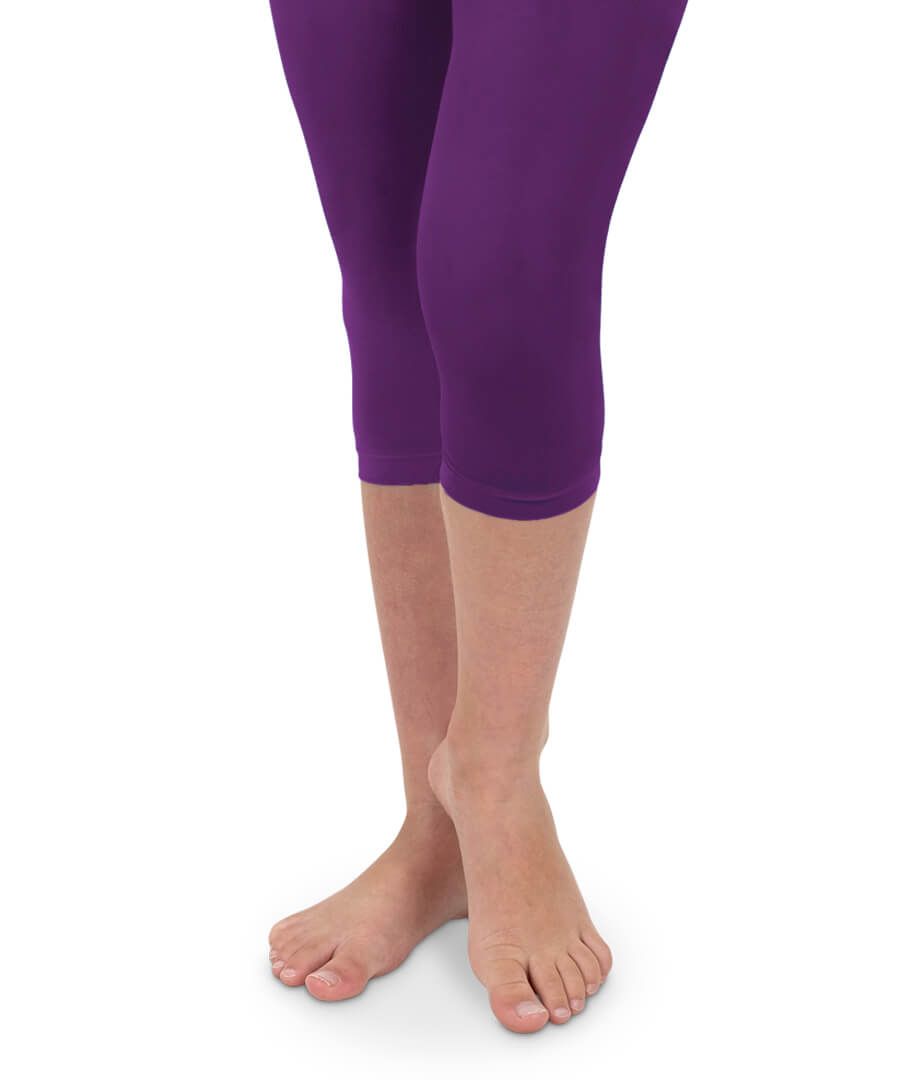 jefferies socks Pima Cotton Solid Color Crop Tights 1 Pair