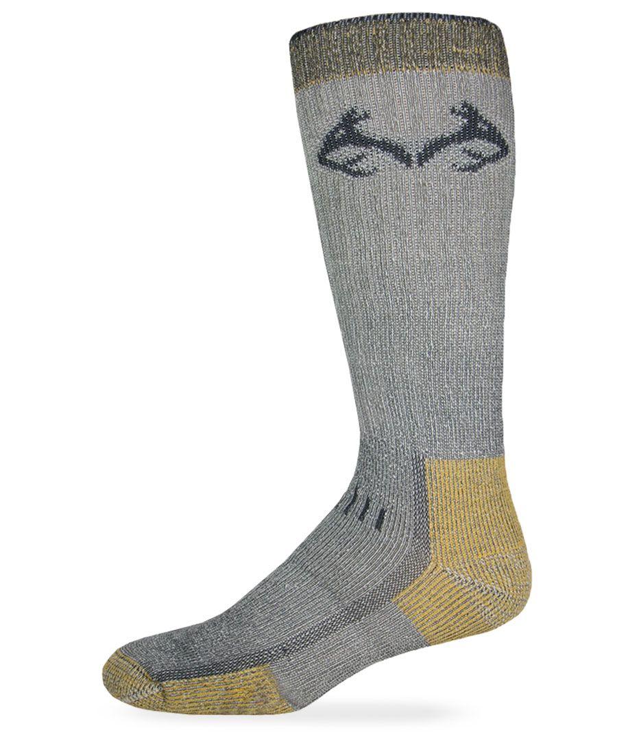 jefferies socks Realtree 80% Merino Wool Uplander Crew Boot Socks 1 Pair