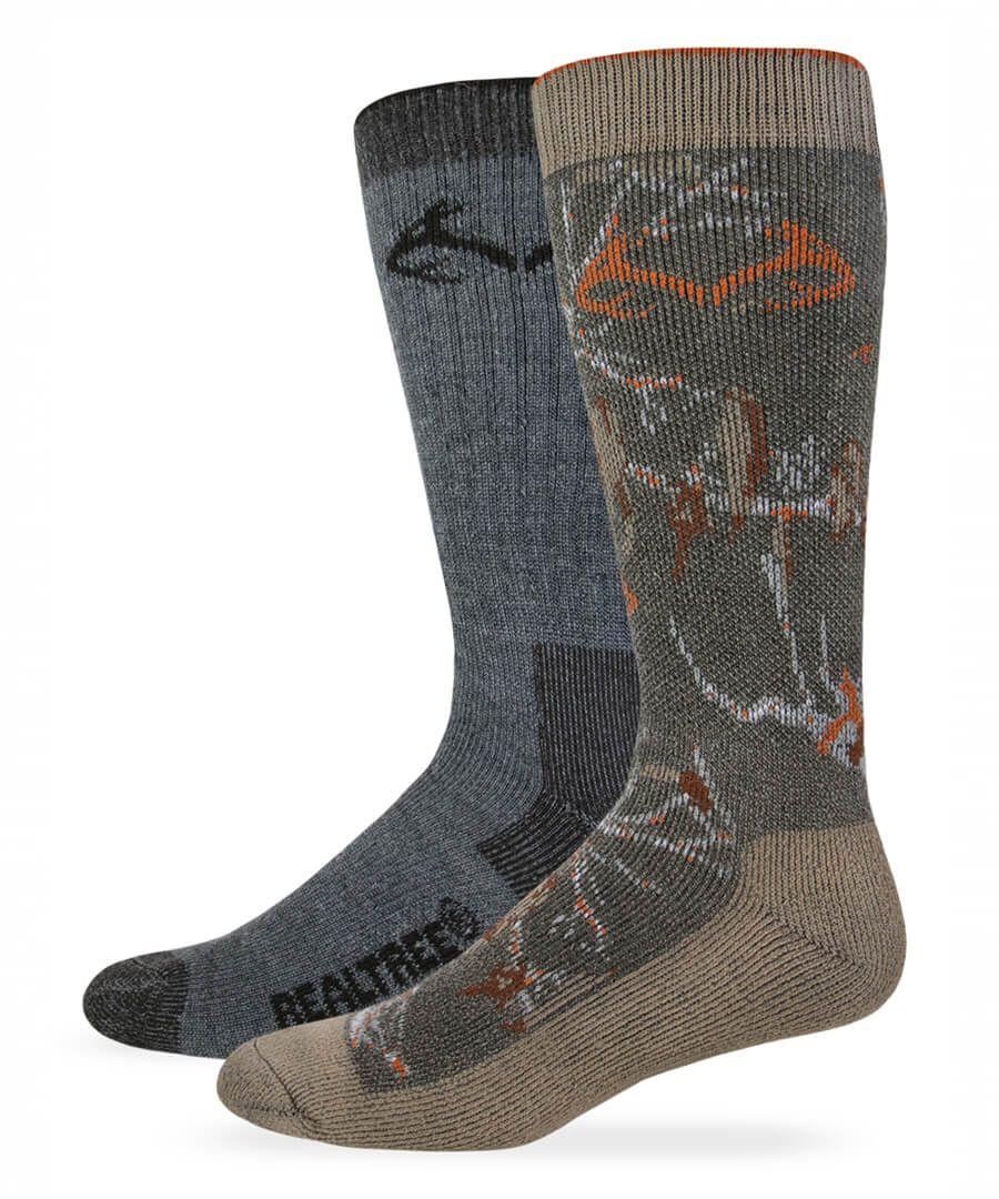 jefferies socks Realtree Camo Merino Wool Blend Boot Crew Socks 2 Pair Pack