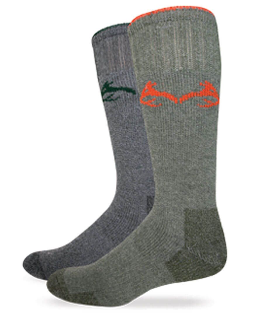 jefferies socks Realtree Elimishield Merino Wool Heavyweight Crew Boot Socks 2 Pair Pack
