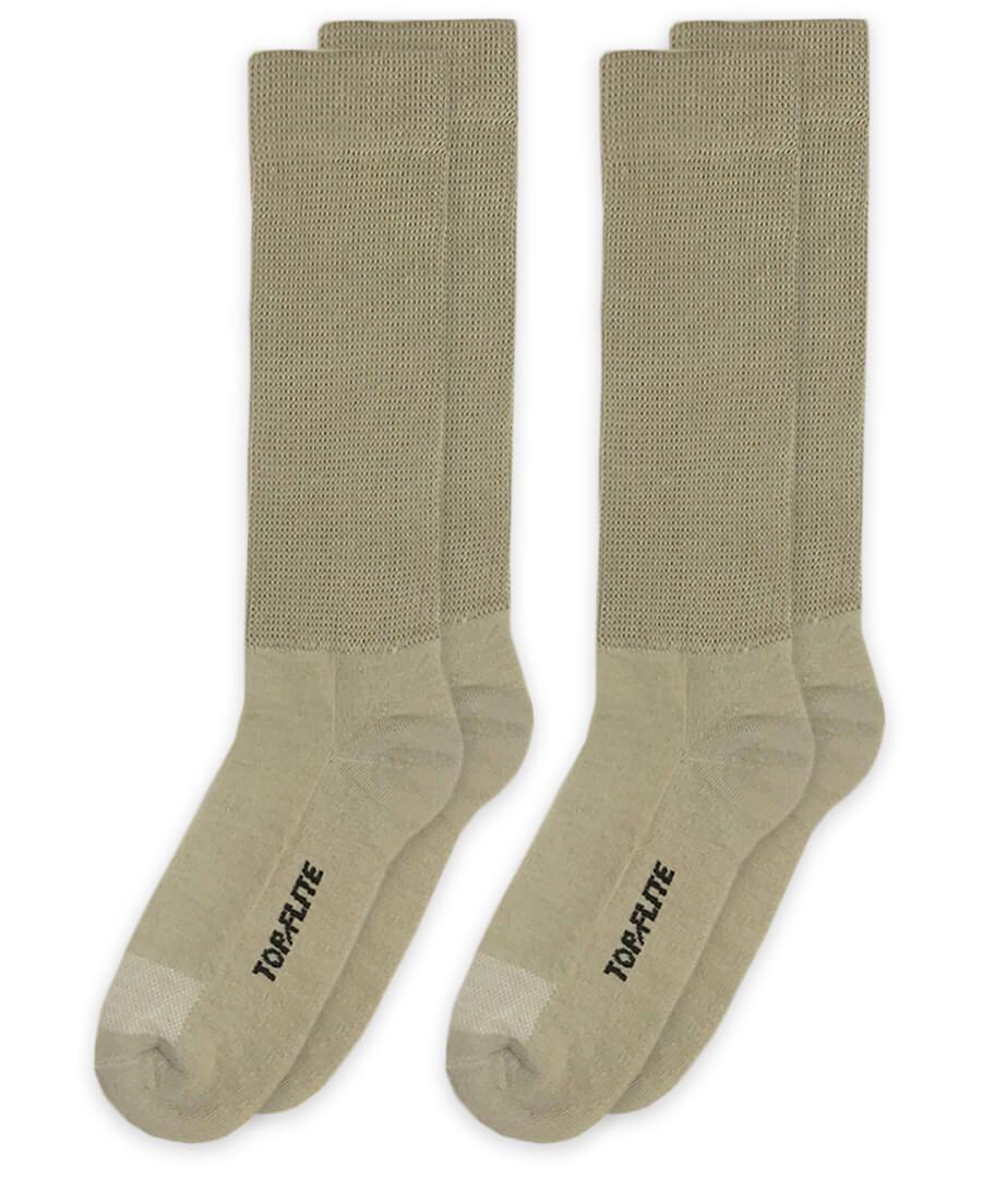 jefferies socks Top Flite Diabetic Non-Binding Ultra Dri Crew Socks 2 Pair Pack
