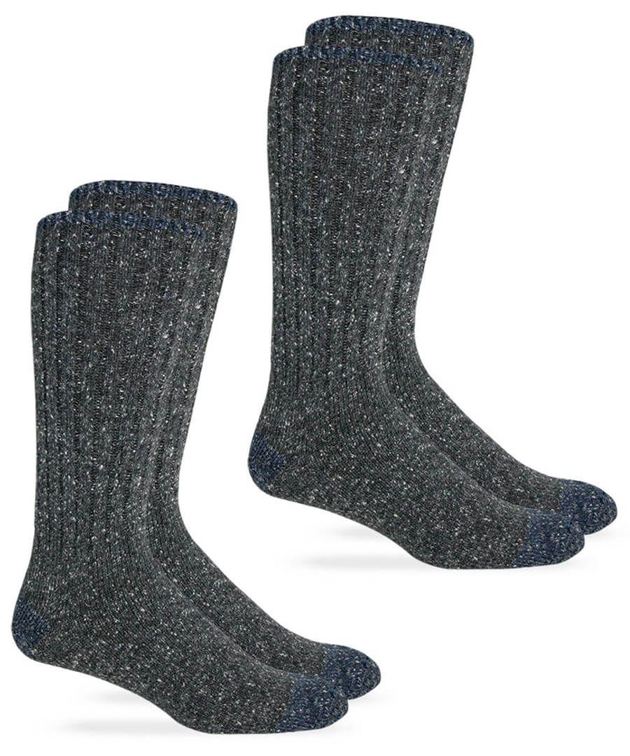jefferies socks Wise Blend Merino Wool Blend Marl Mid Calf Boot Socks 2 Pair Pack