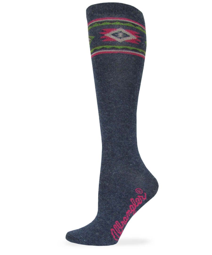 jefferies socks Wrangler Angora Aztec Knee High Socks 2 Pair Pack
