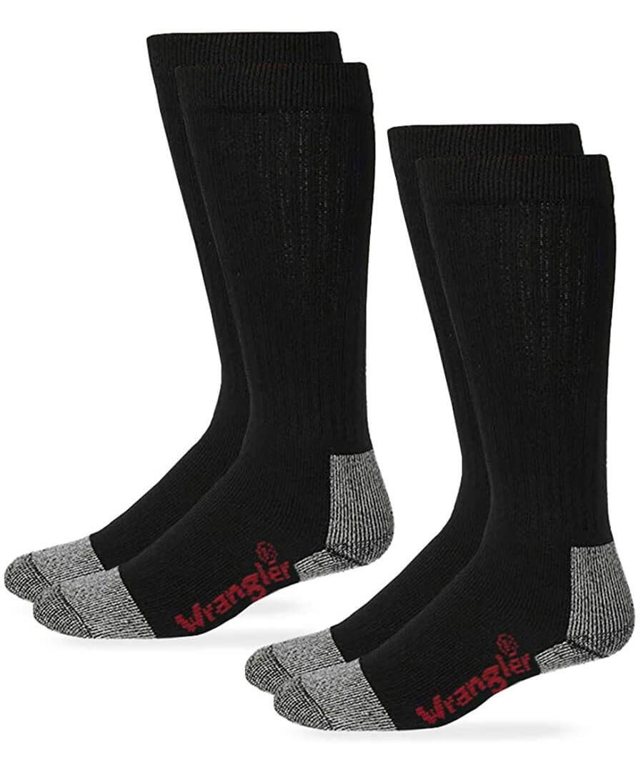 jefferies socks Wrangler Riggs Workwear Over the Calf Boot Socks 2 Pair Pack
