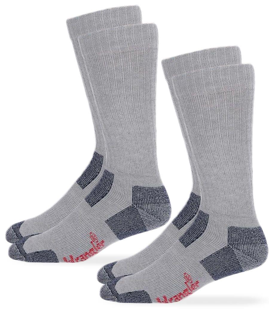 jefferies socks Wrangler Steel Toe Boot Ultra-Dri Work Crew Socks 2 Pair Pack