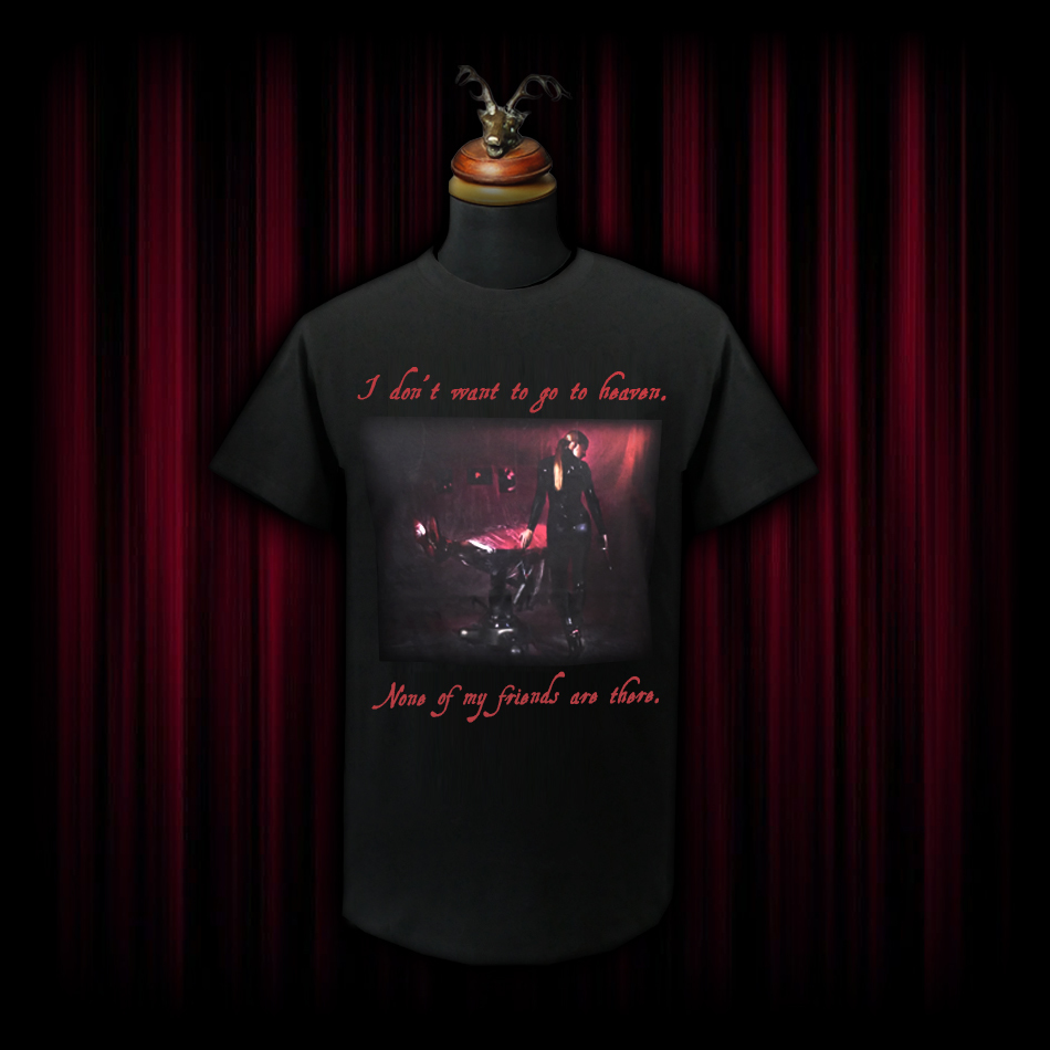 jeffery west 'Dark Passenger' Black 100% cotton T shirt