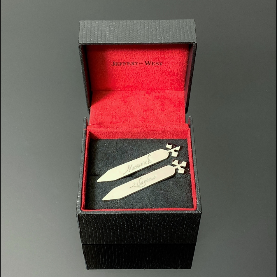 Jeffery West Cross Collar Stays