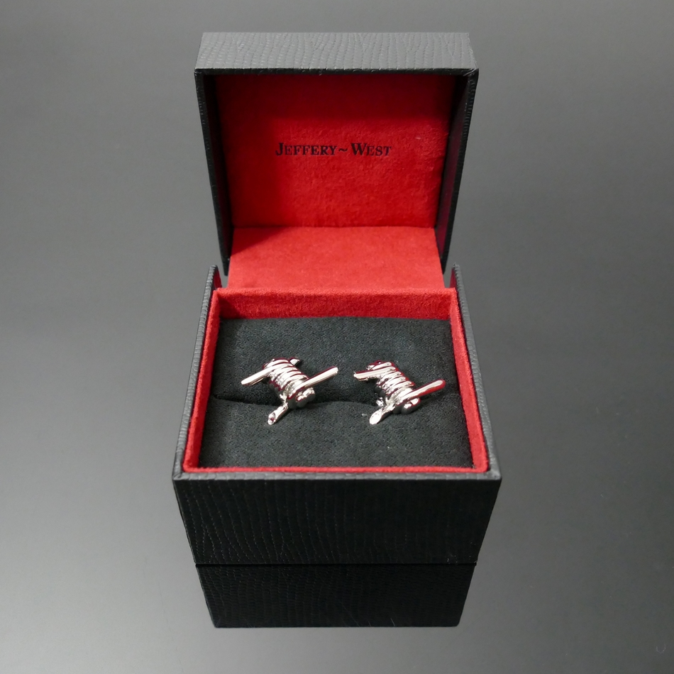 Jeffery West Cufflinks Barbed Wire