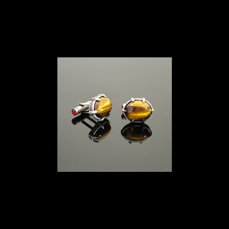 jeffery west Cufflinks Beastclaw Tigereye