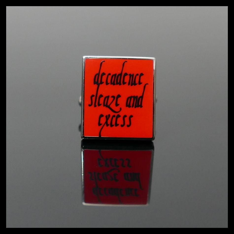 Jeffery West Cufflinks Decadence Sleaze And Excess