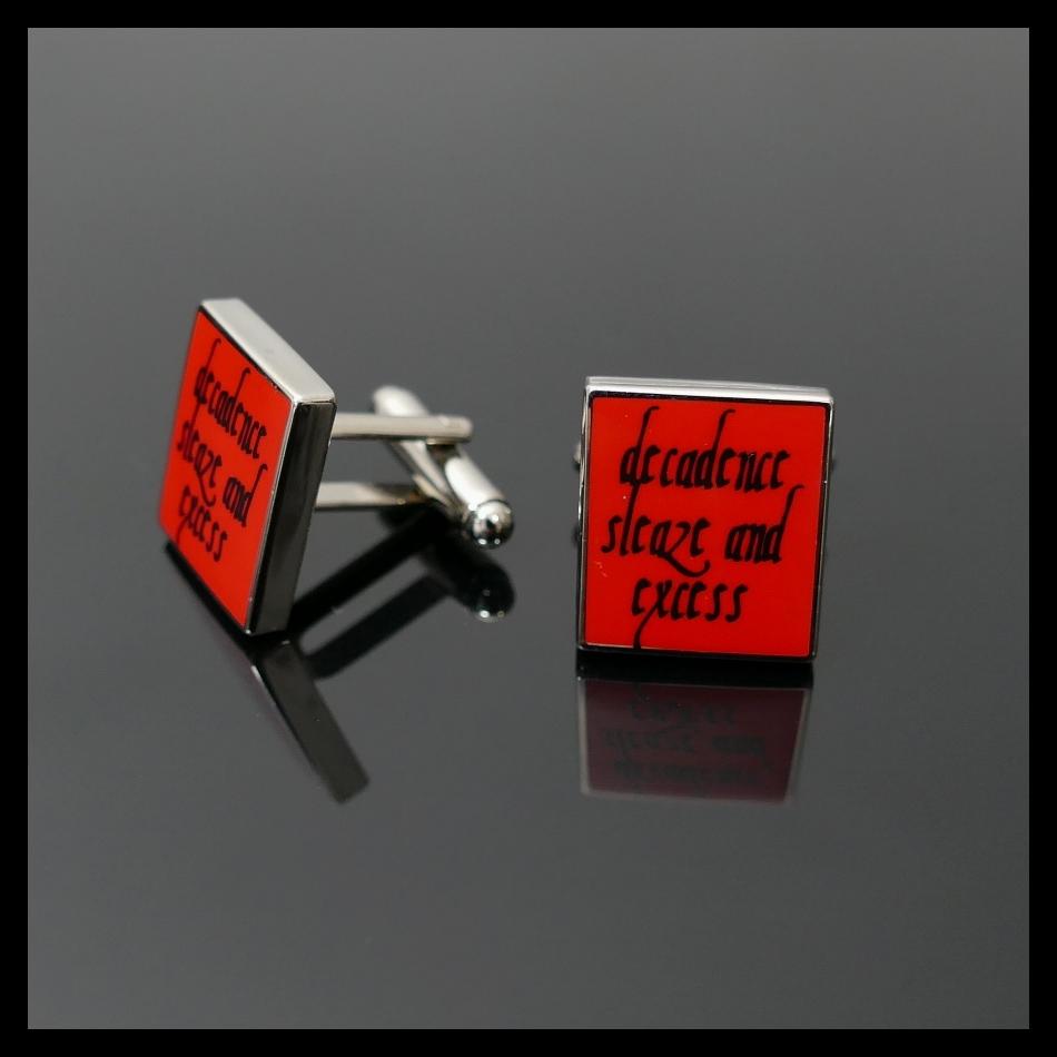 jeffery west Cufflinks Decadence Sleaze and Excess