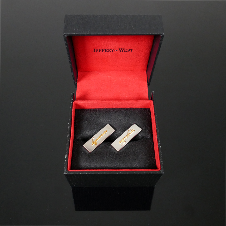 jeffery west Cufflinks Degenerate/Reprobate