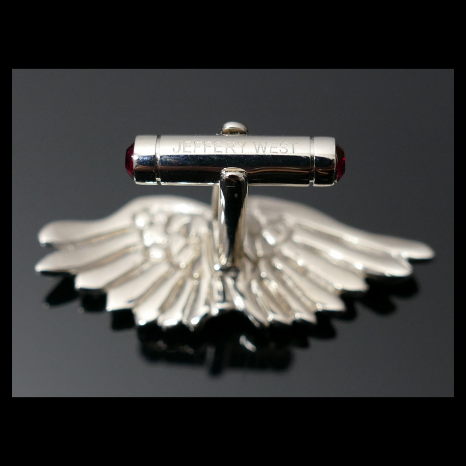 Jeffery West CUFFLINKS 'ICARUS WINGS' - Polished Finsh