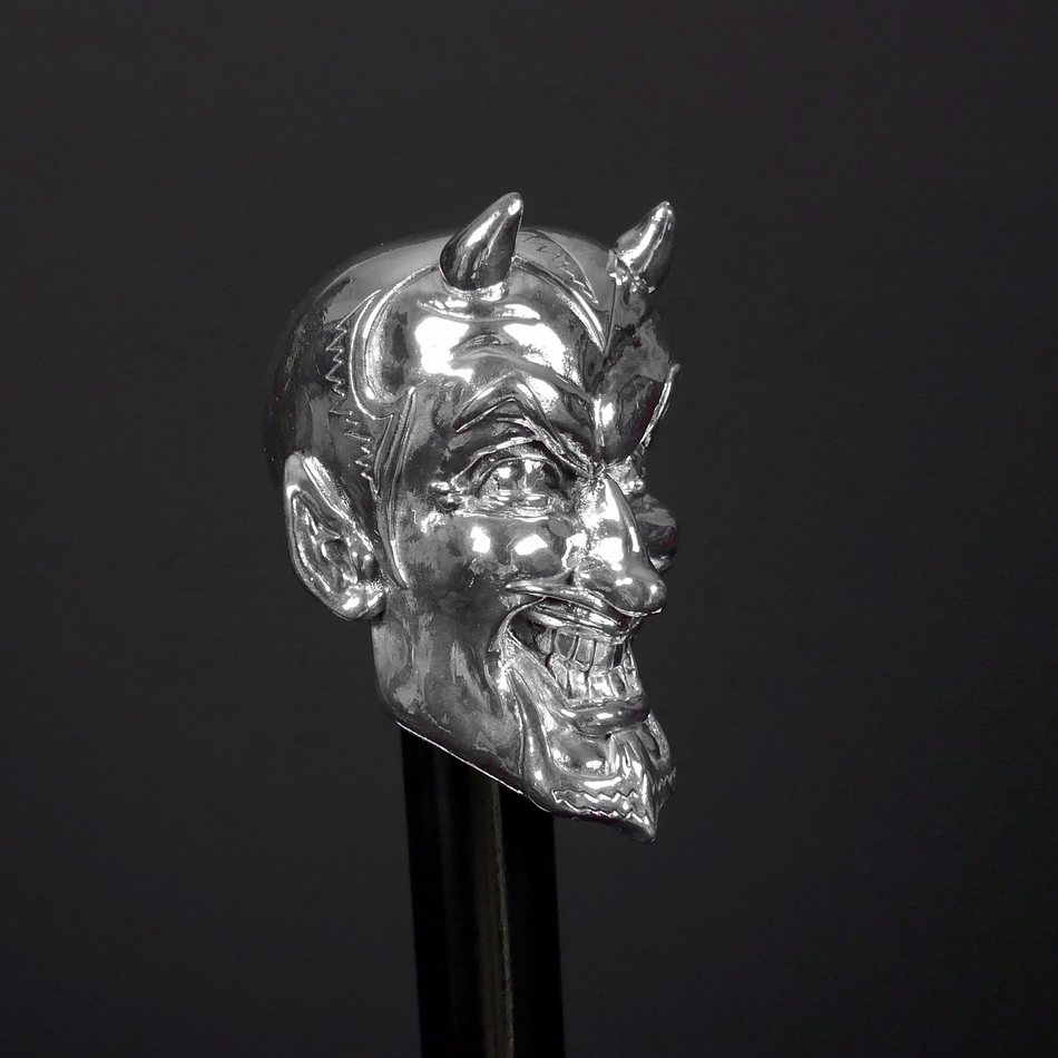 jeffery west Devil Head dress cane