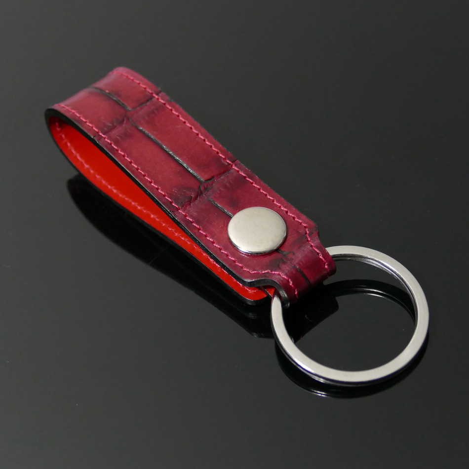 Jeffery West HENDRIX Leather Loop Key Fob