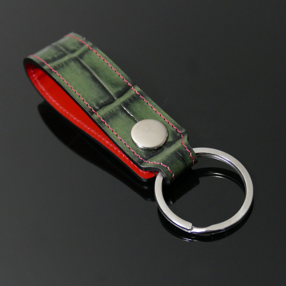 Jeffery West HENDRIX Leather Loop Key Fob
