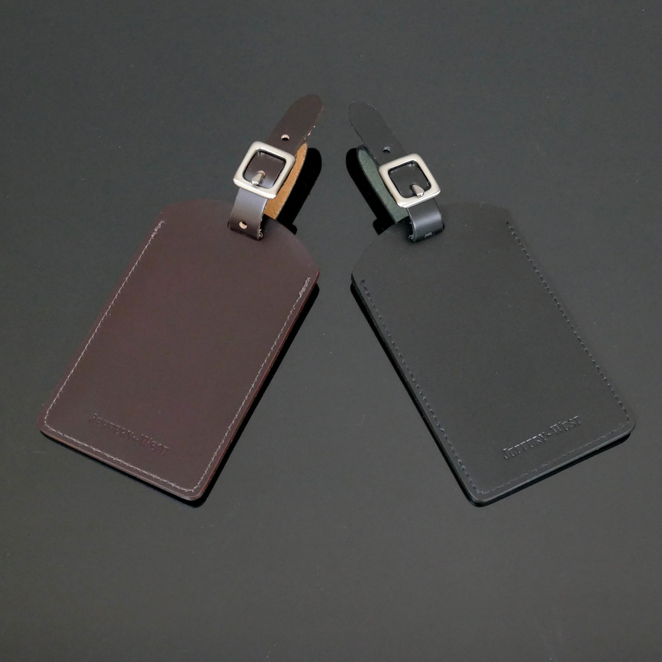 Jeffery West Leather Luggage Tags
