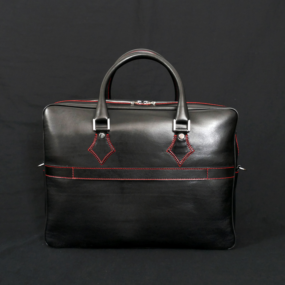 Jeffery West The 'Bourdain' Travel Case Black Calf
