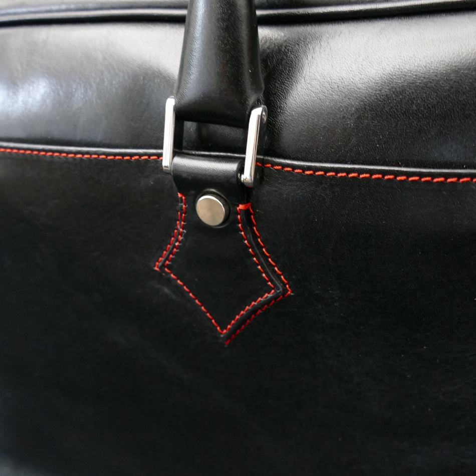 Jeffery West The 'Bourdain' Travel Case Black Calf