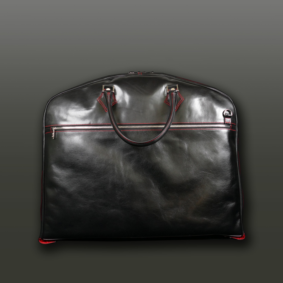 Jeffery West The 'O'Toole' Suit Carrier Black Calf