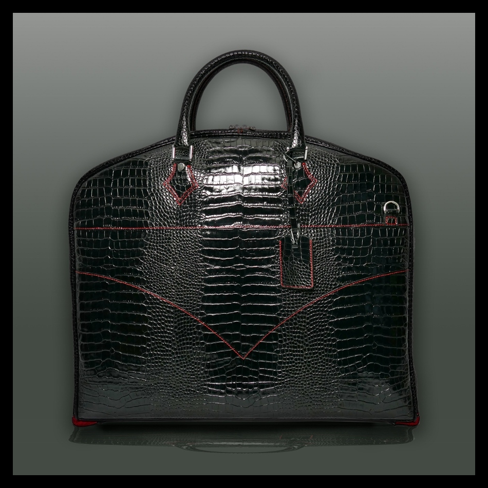 jeffery west The 'O'Toole' Suit Carrier Black Croc