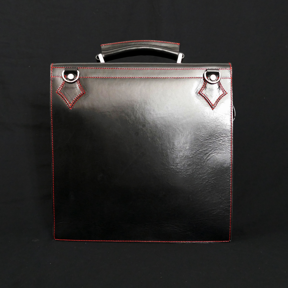 Jeffery West The 'Weatherall' DJ Case Black Calf