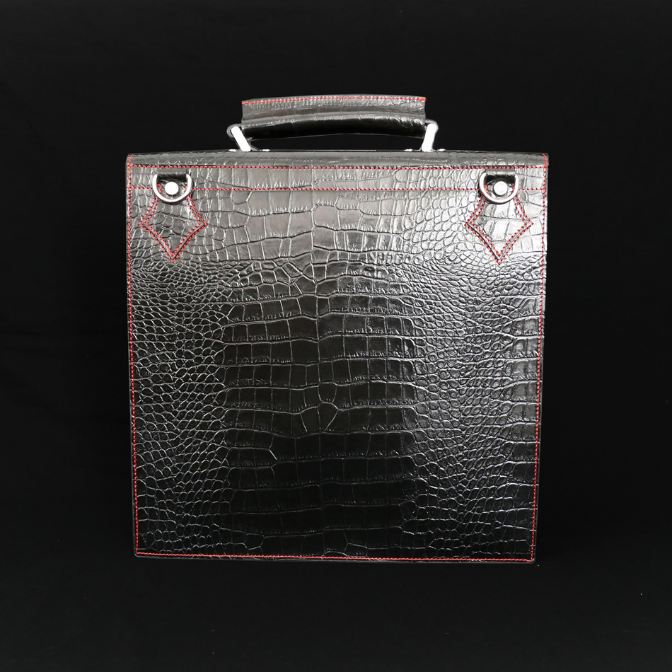 Jeffery West The 'Weatherall' DJ Case Black Croc