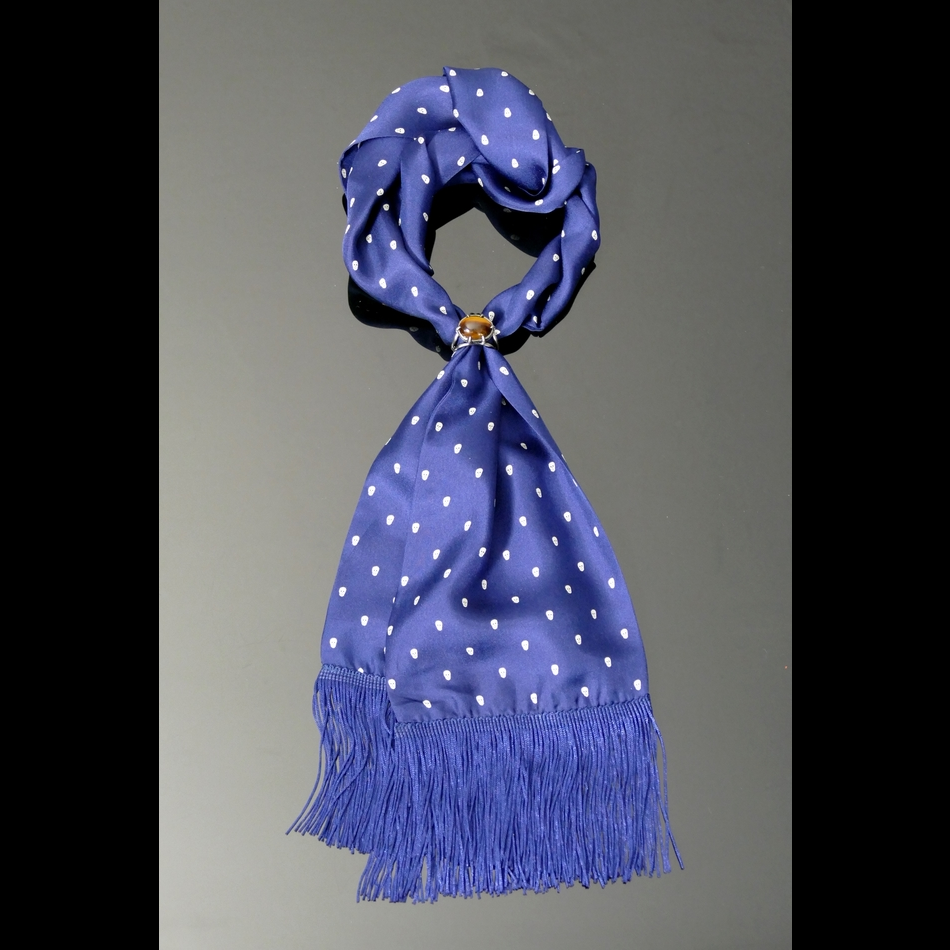 Jeffery West Tiger Eye Scarf Ring/Knot Tie