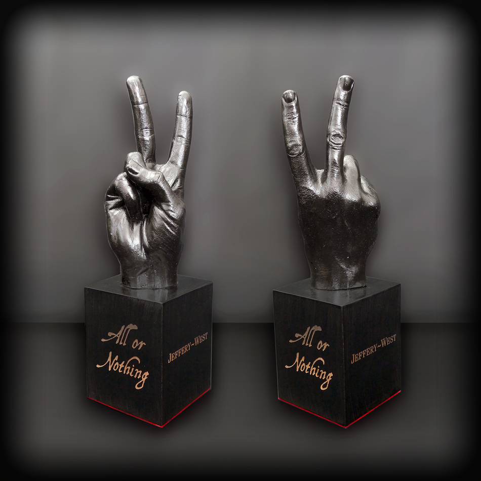 jeffery west 'Victory' Desk sculpture