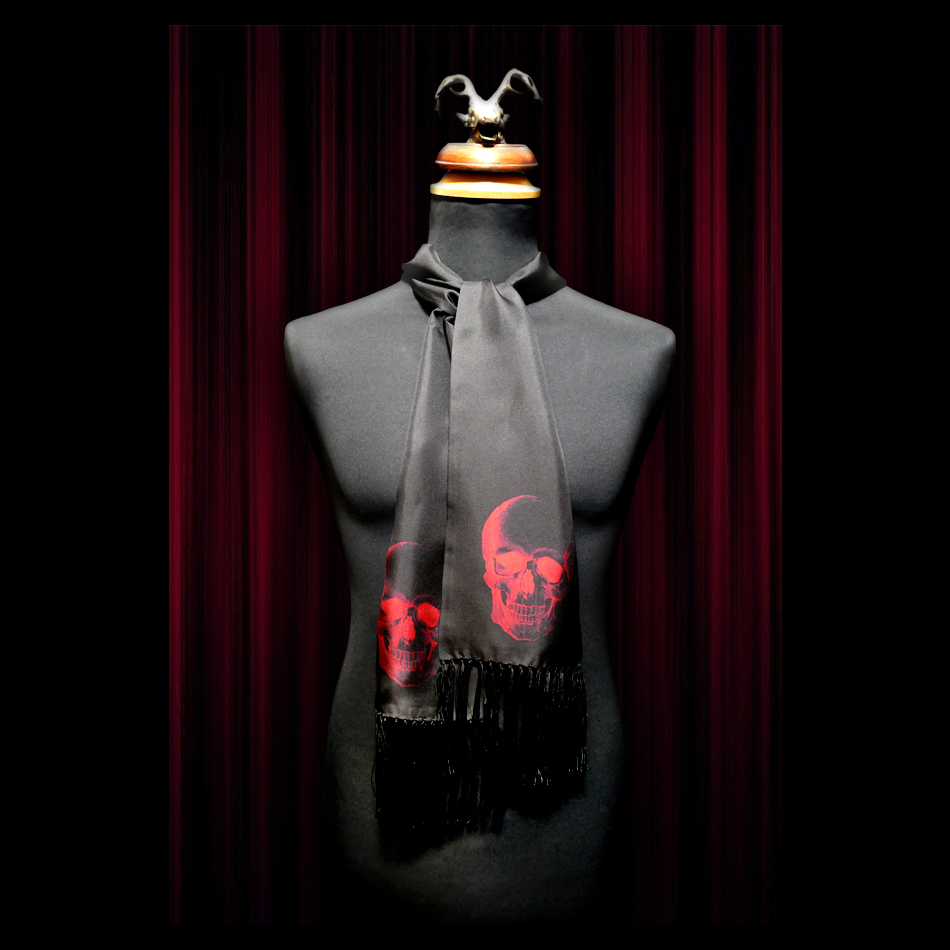 Jeffery West Out Of His Skull Scarf And Pocket Square Set