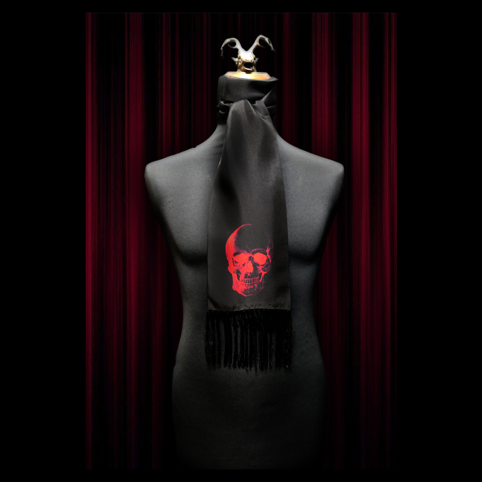 jeffery west Out Of His Skull Scarf and Pocket Square Set