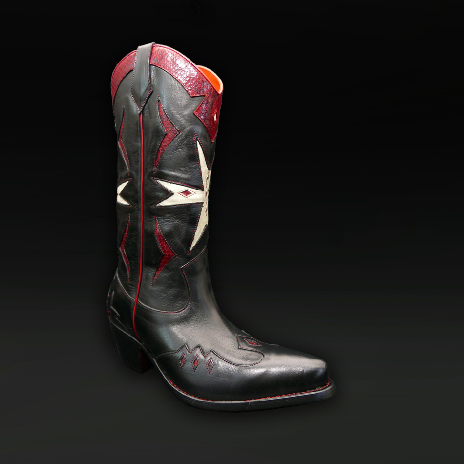 jeffery west Quatro Goodyear Welted Festival Mid Leg Boot