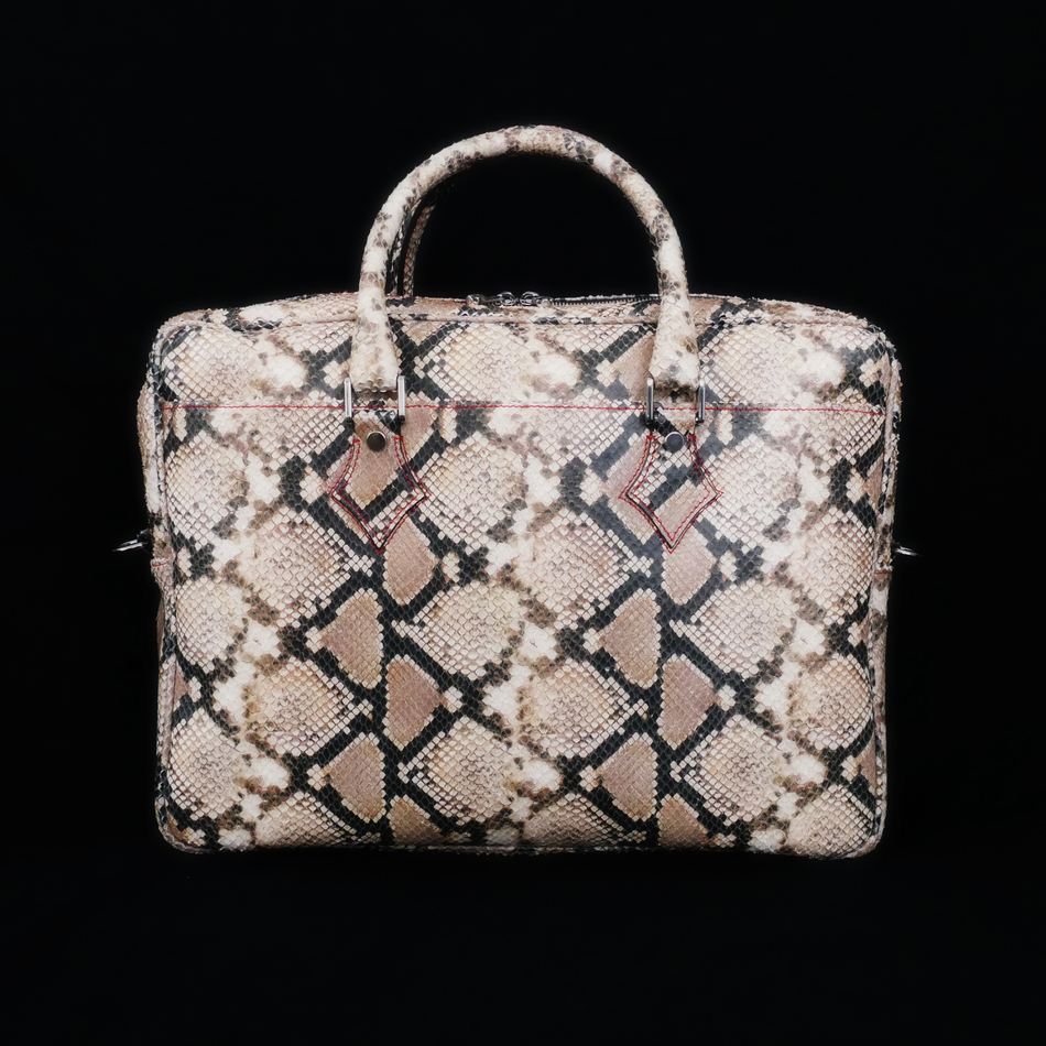 jeffery west The 'Bourdain' Travel Case Natural Snake