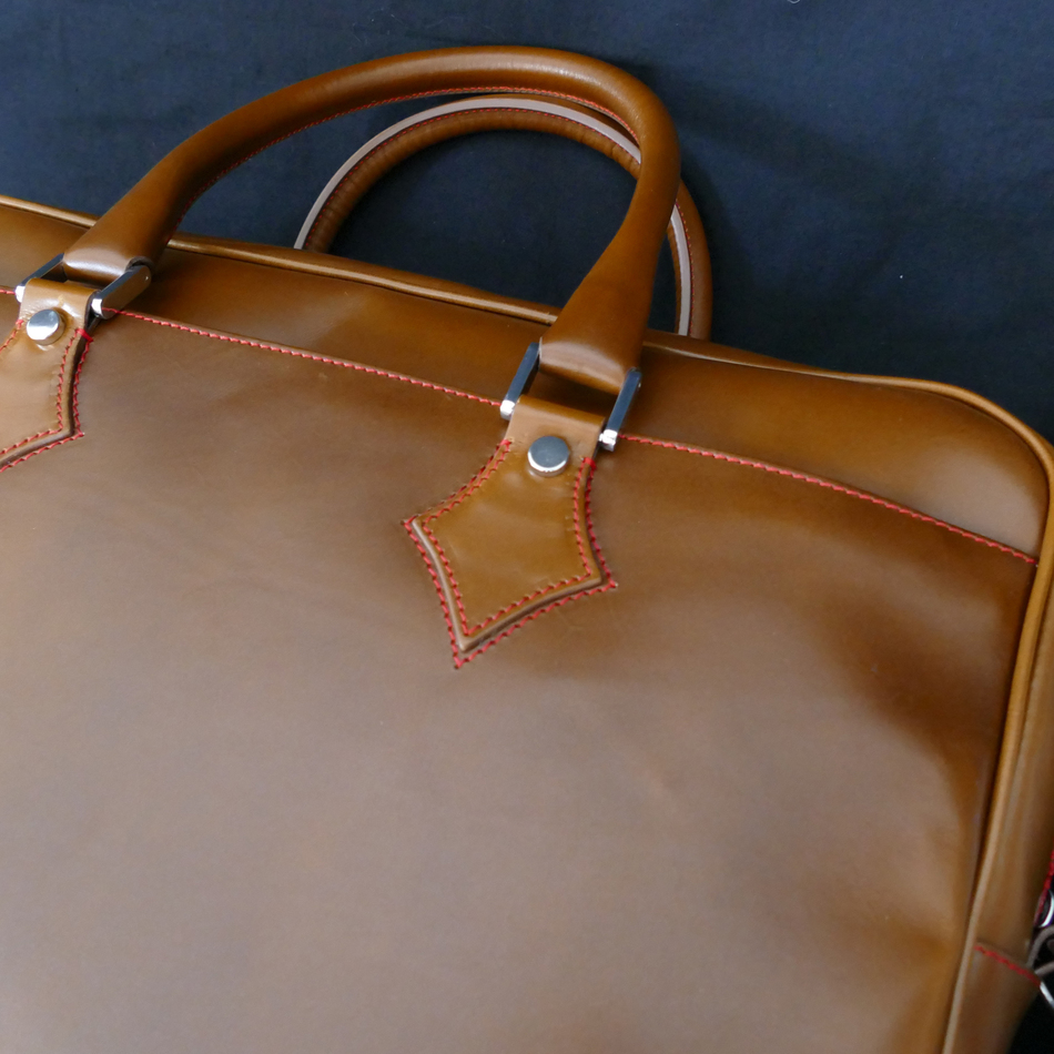 Jeffery West The 'Bourdain' Travel Case Tiziano Tan Calf