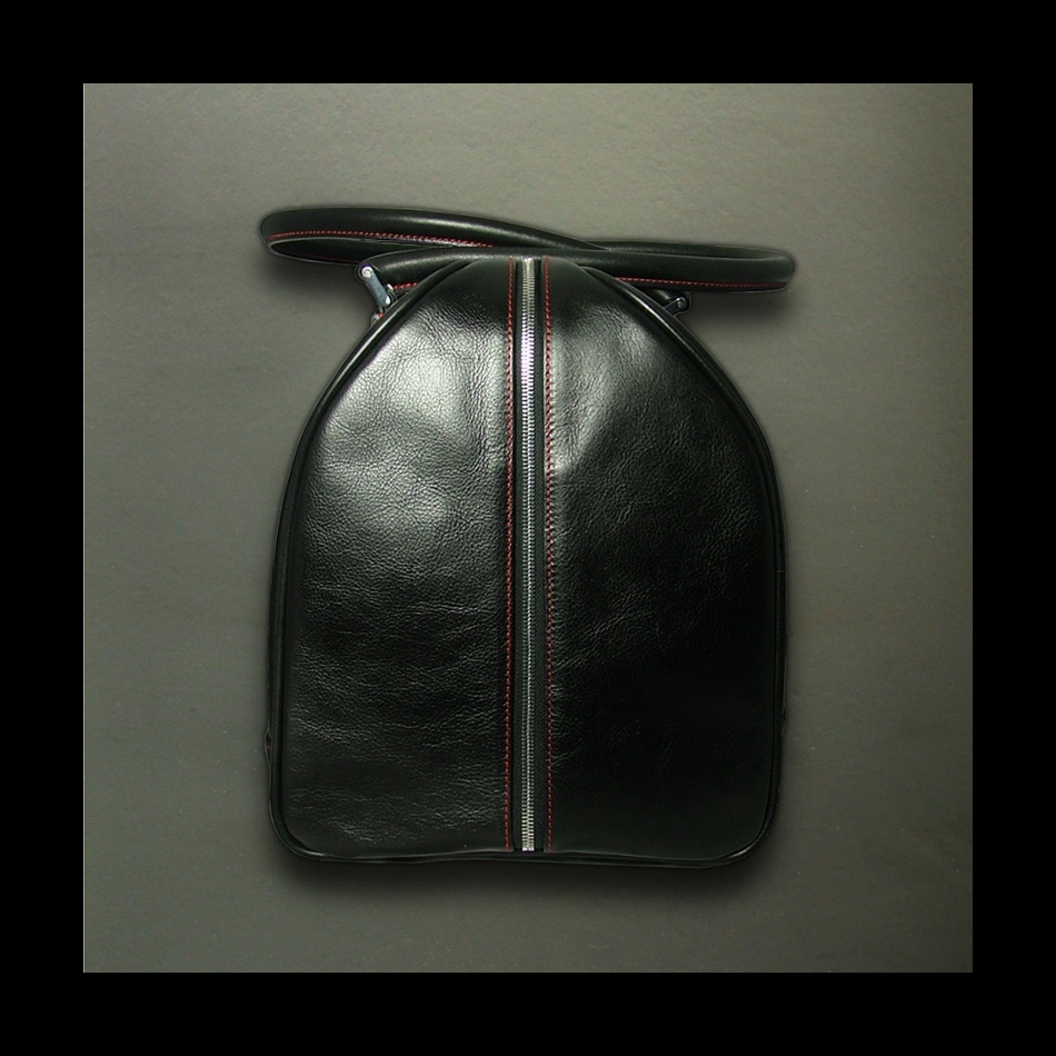 Jeffery West The 'Nightporter' Overnighter Bag Black Calf