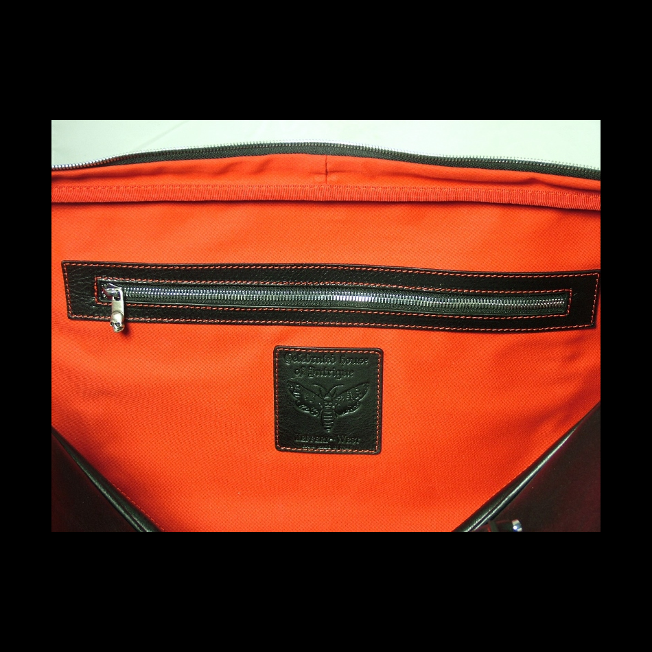 Jeffery West The 'Nightporter' Overnighter Bag Black Calf