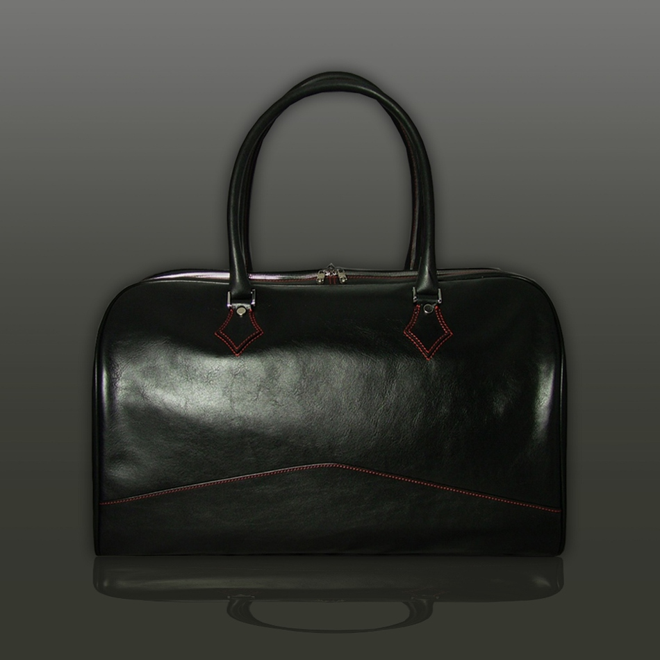 jeffery west The 'Nightporter' Overnighter Bag Black Calf