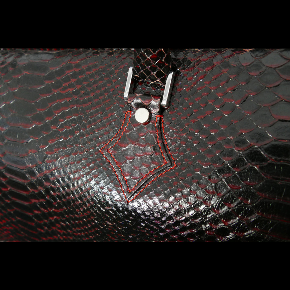 Jeffery West The 'Nightporter' Overnighter Bag Diablo Snake