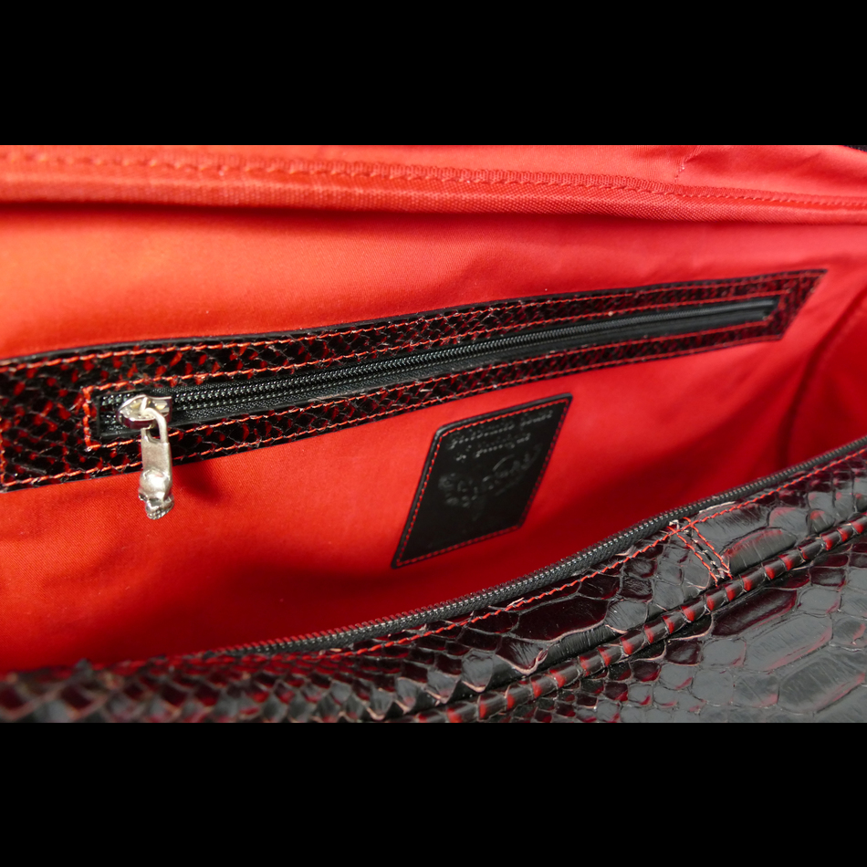 Jeffery West The 'Nightporter' Overnighter Bag Diablo Snake
