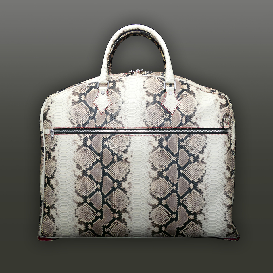 Jeffery West The 'O'Toole' Suit Carrier Natural Diamante
