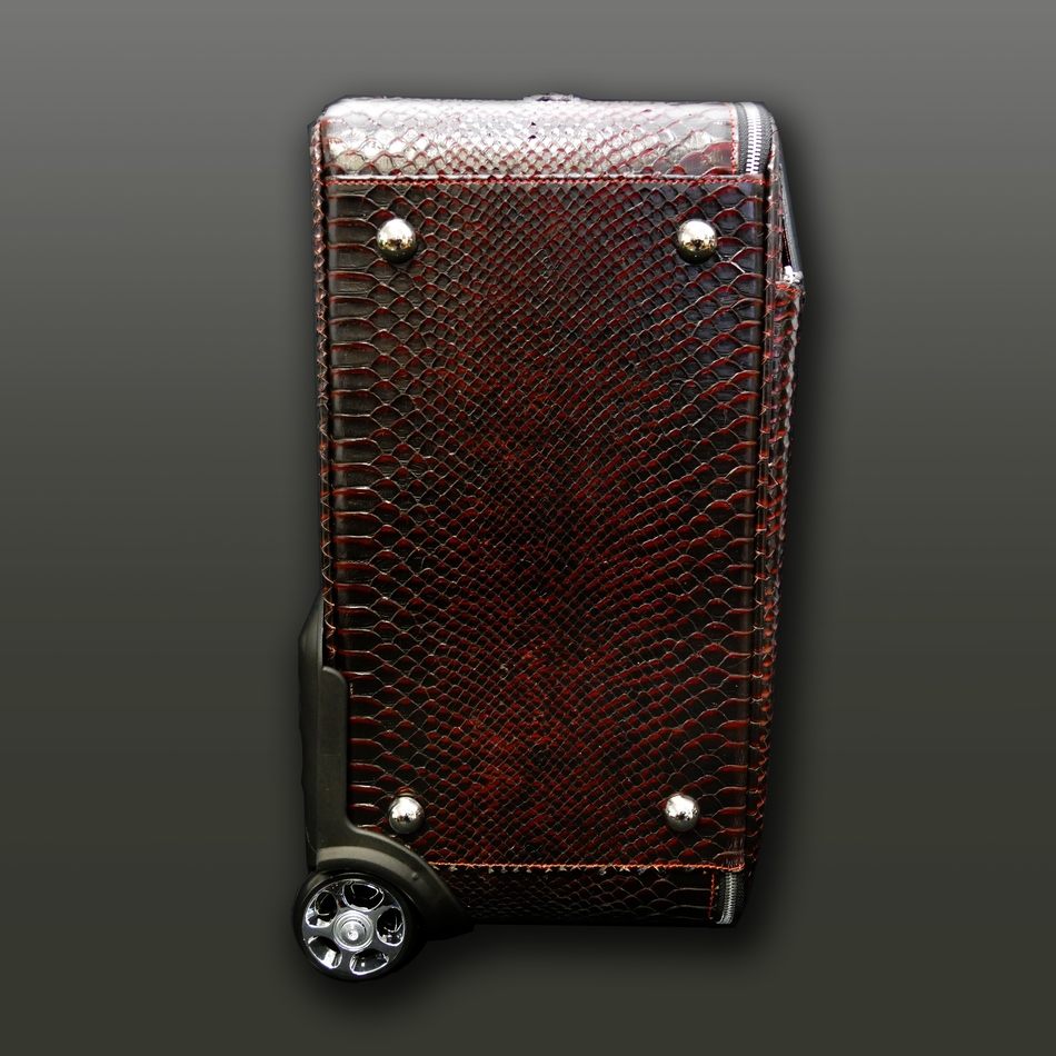 Jeffery West The 'Weekender' Wheeled Suitcase Diablo Snake
