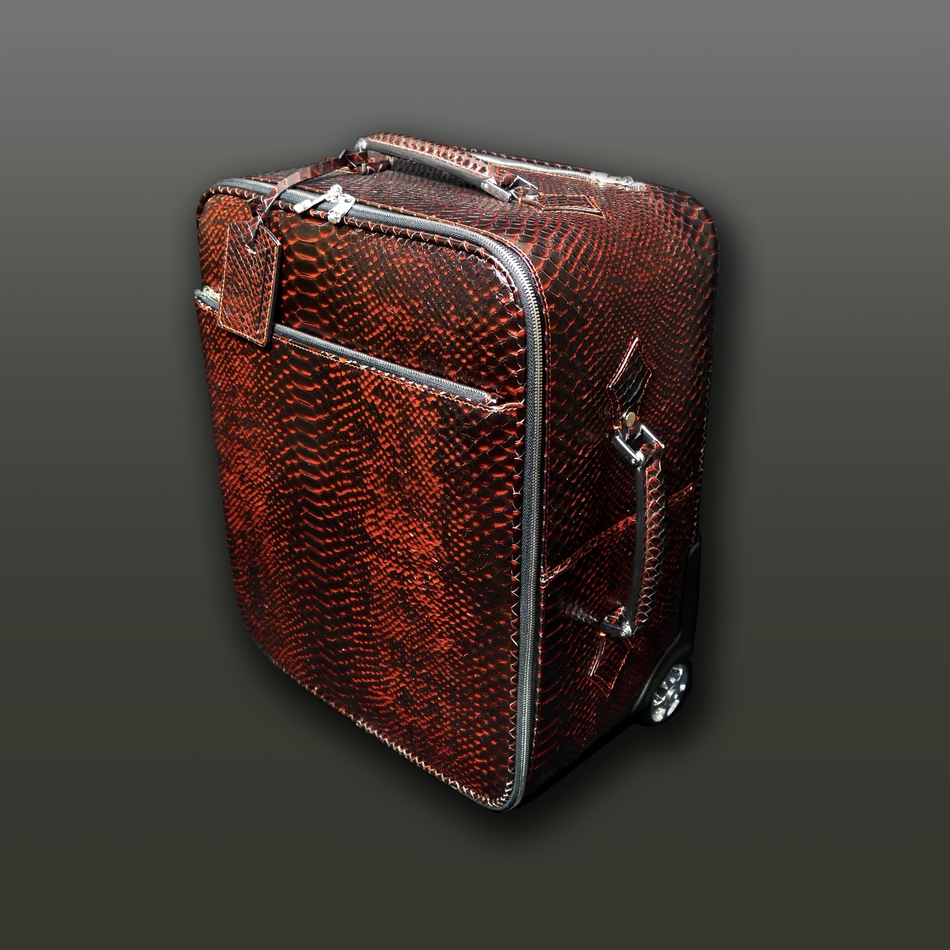 jeffery west The 'Weekender' Wheeled Suitcase Diablo Snake