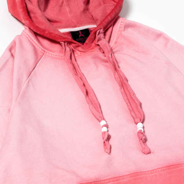 jeffree star cosmetics Backstage Pink Dye Wash Hoodie