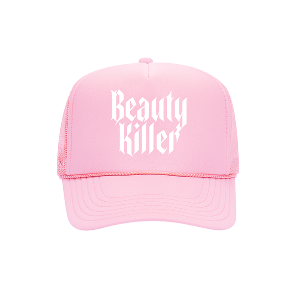 jeffree star cosmetics Beauty Killer Pink Trucker Hat