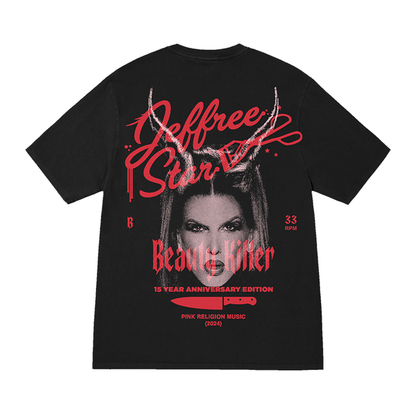 jeffree star cosmetics Black Beauty Killer Anniversary Tee