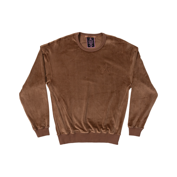 jeffree star cosmetics Chocolate Velour Crewneck