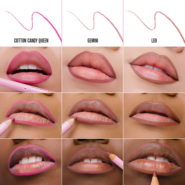 jeffree star cosmetics Pink Velour Lip Liner Trio