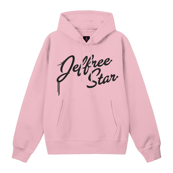 jeffree star cosmetics Vintage Logo Pink Hoodie