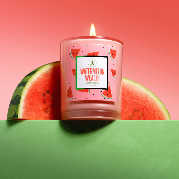 jeffree star cosmetics Watermelon Wealth Candle