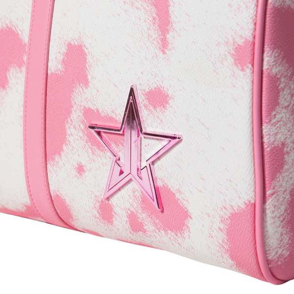 Jeffree Star Cosmetics Limited Edition Cow Print Travel Weekender Bag